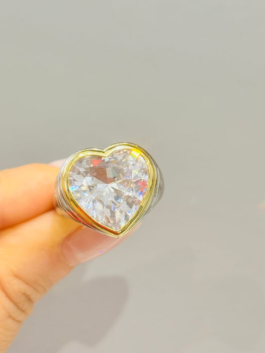 Anello cuore Big